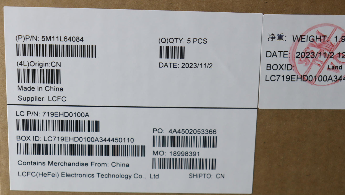 Lenovo Mech_Asm Kbd W C Brl Bklt Chy - 5M11L64084