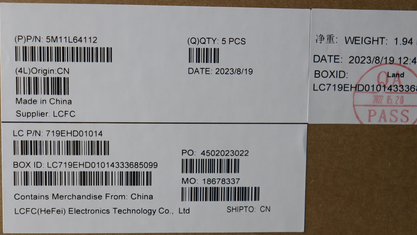 Lenovo Mech_Asm Kbd W C Fra/Eng Bklt - 5M11L64112