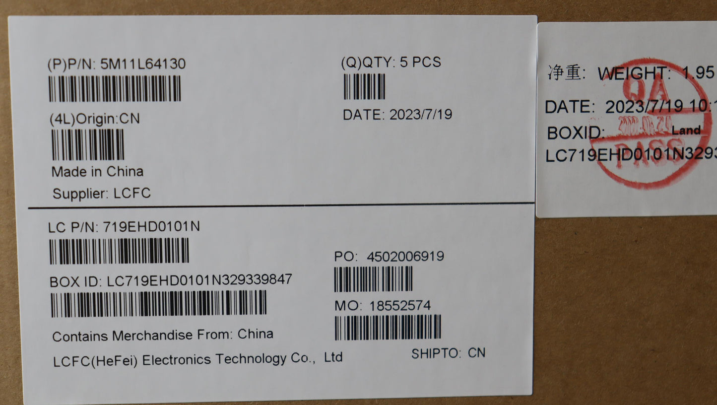 Lenovo Mech_Asm Kbd W C Ind Eng Bklt - 5M11L64130