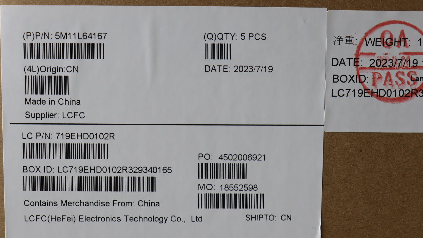 Lenovo Mech_Asm Kbd W C Sws Bklt Pmx - 5M11L64167