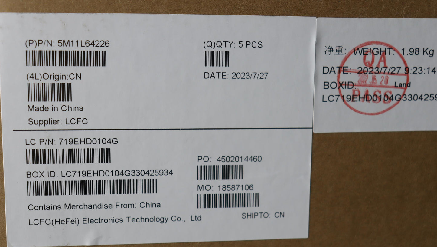 Lenovo Mech_Asm Kbd W C Fra/Eng Bkltl - 5M11L64226