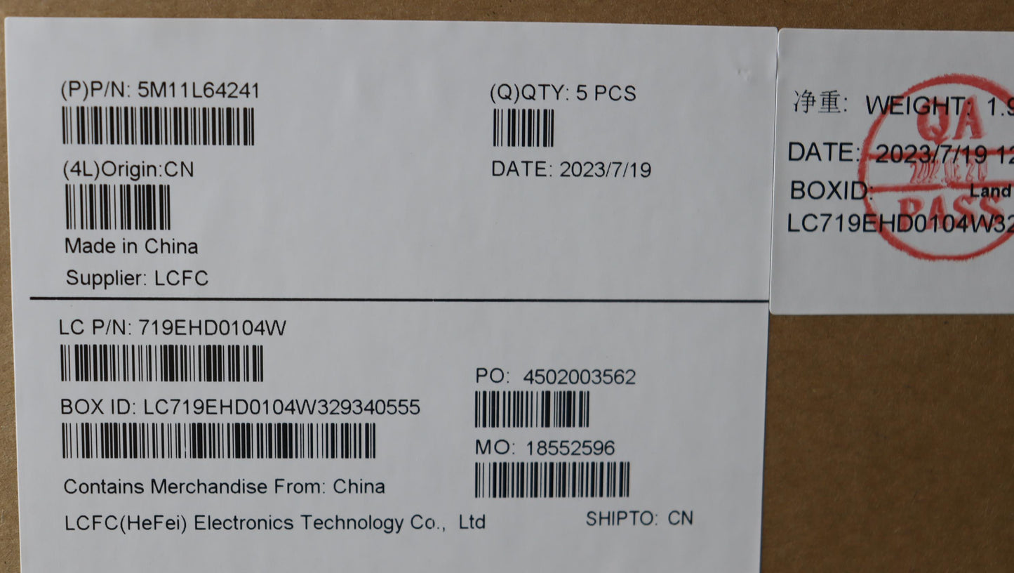 Lenovo Mech_Asm Kbd W C Ild Bklt Ltn - 5M11L64241