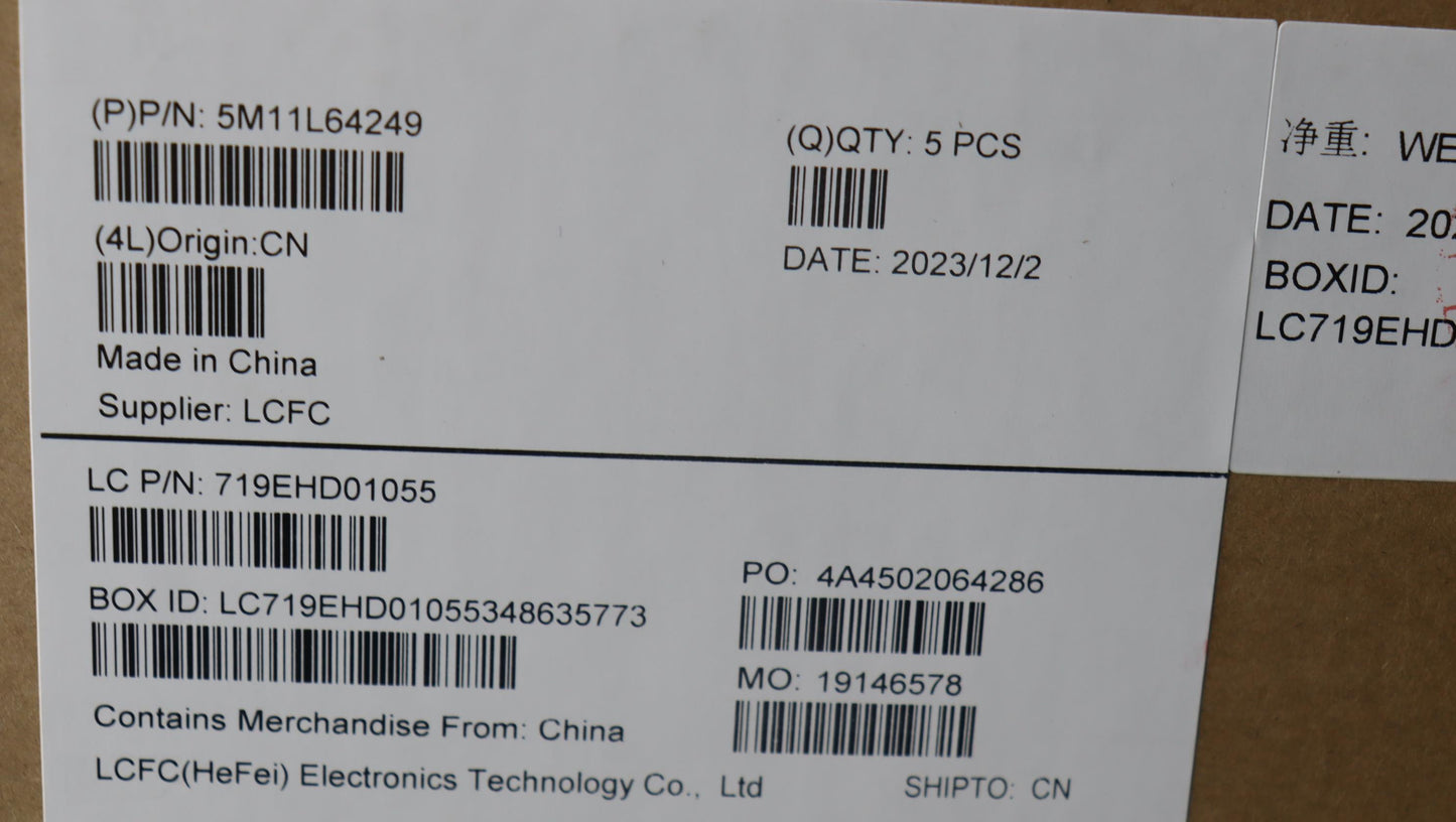 Lenovo Mech_Asm Kbd W C Jpn Bklt Chy - 5M11L64249