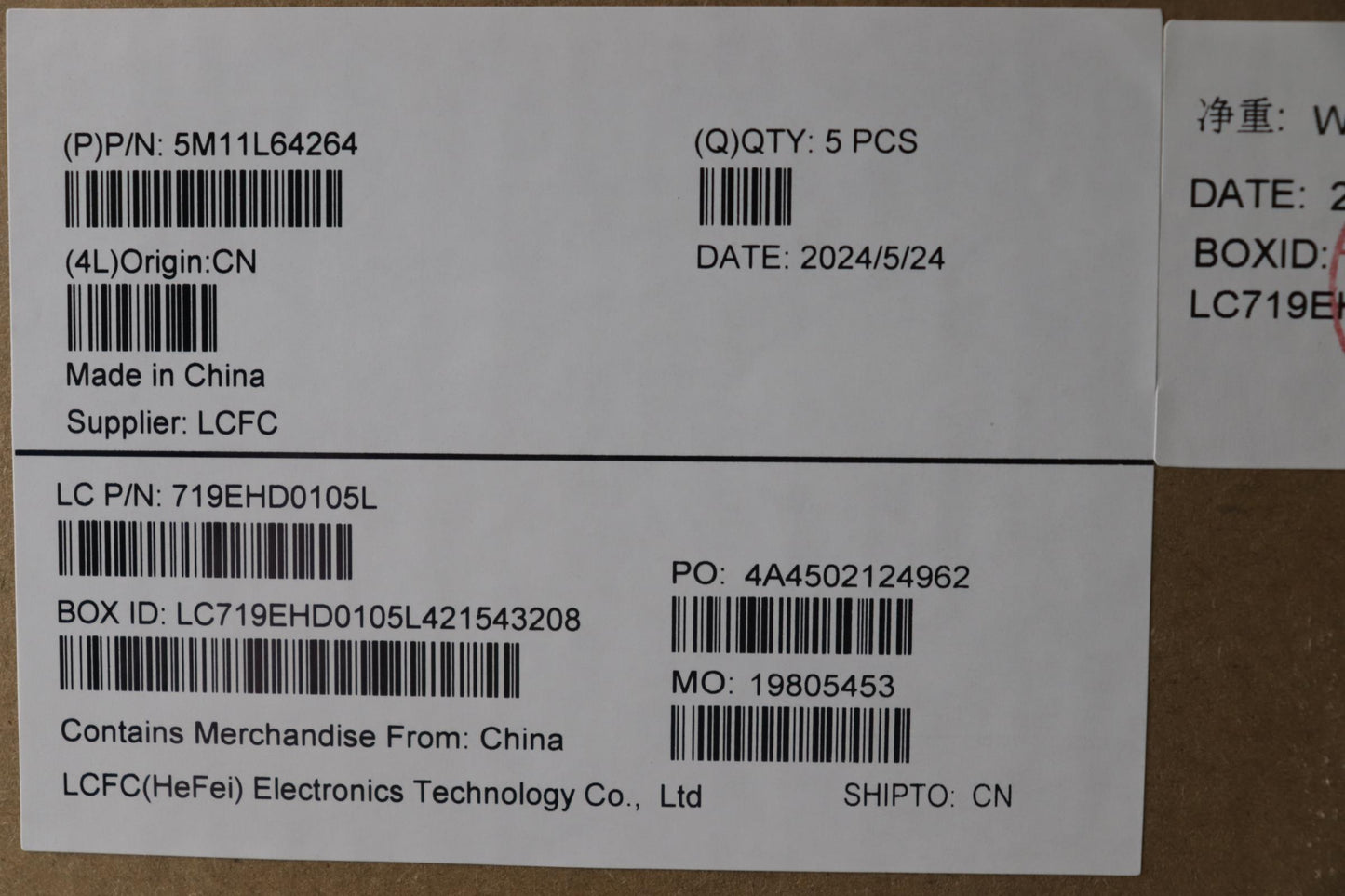 Lenovo Mech_Asm Kbd W C Por Bklt Chy - 5M11L64264