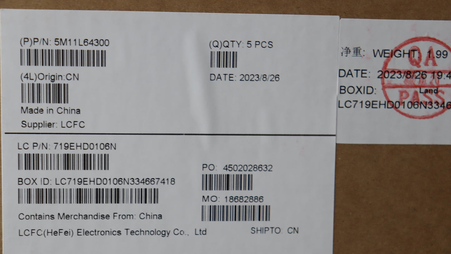 Lenovo Mech_Asm Kbd W C Mao Bklt Chy - 5M11L64300