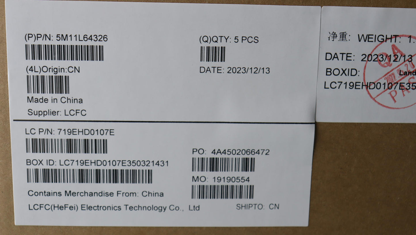 Lenovo Mech_Asm Kbd W C Fra Bklt Ltn - 5M11L64326