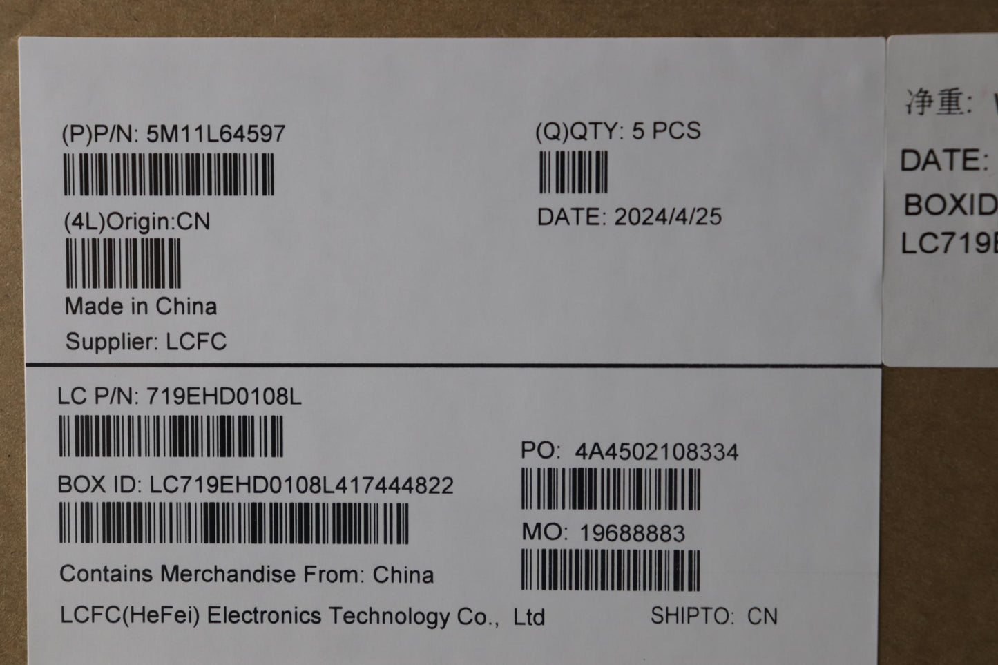 Lenovo Mech_Asm Kbd W C Tc Bklt Ltn U - 5M11L64597