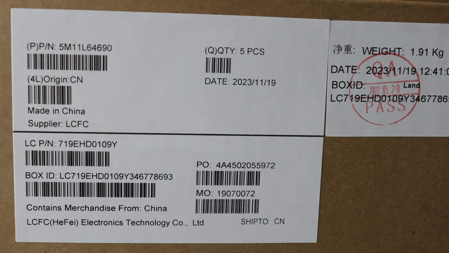 Lenovo Mech_Asm Kbd W C Hun Bklt Ltn - 5M11L64690