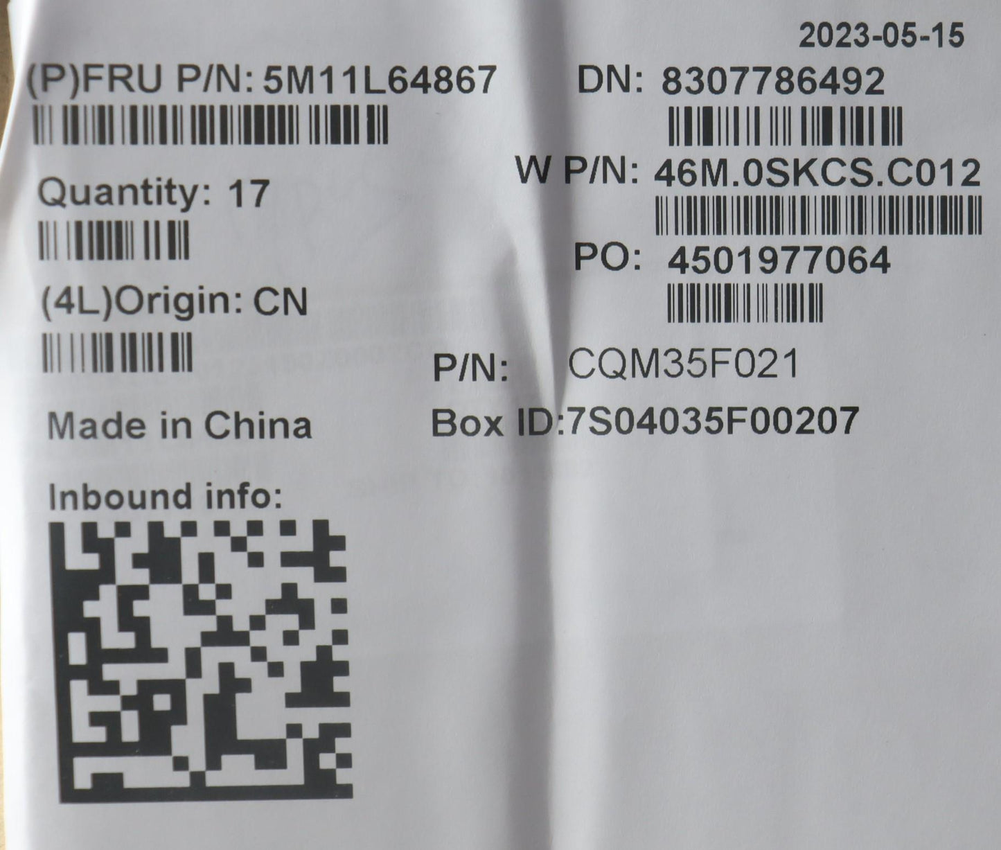 Lenovo Mech_Asm Fru C Cover Asm Wfc Y - 5M11L64867
