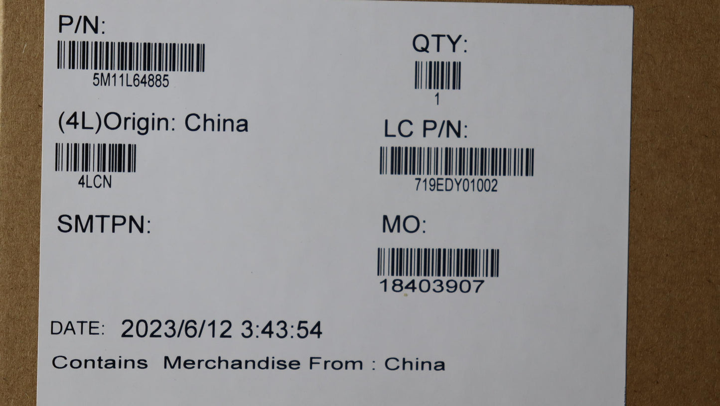 Lenovo Mech_Asm Fru Rgb Bezel+Fhd Tap - 5M11L64885