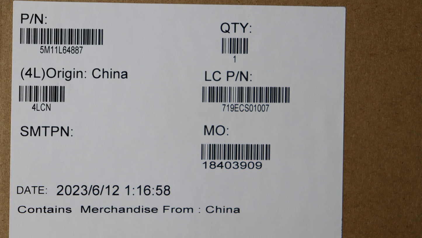 Lenovo Mech_Asm Fru 5M Bezel+Fhd Tape - 5M11L64887