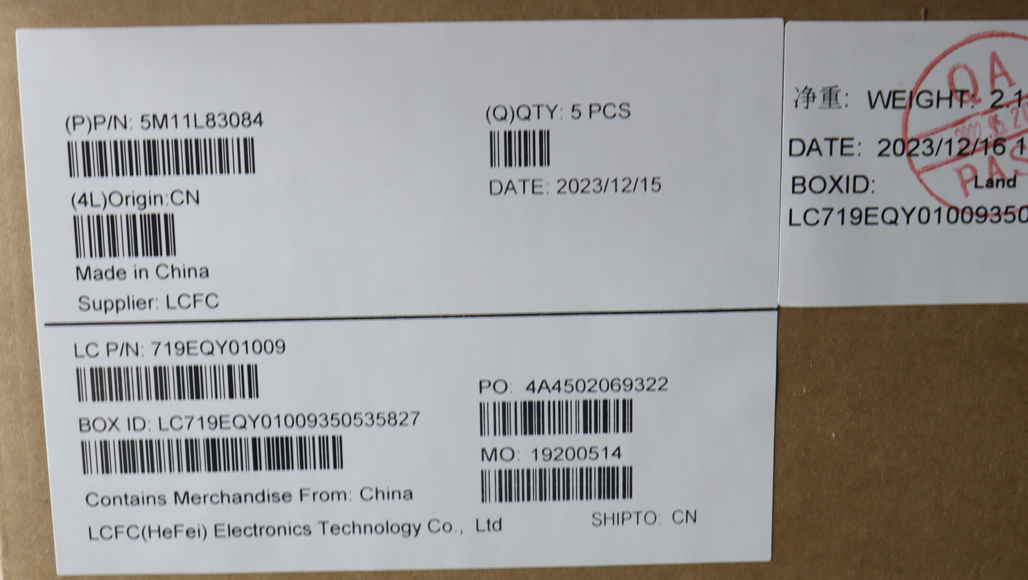 Lenovo Mech_Asm Kbdbzl,Eng,Wl,B - 5M11L83084