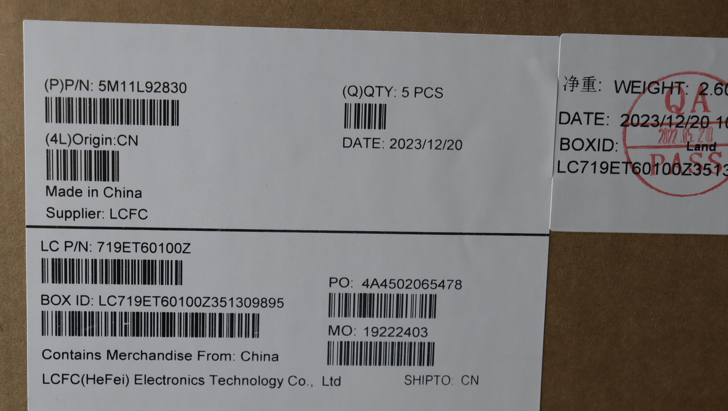 Lenovo Mech_Asm Kbd W/Cvr Eng B - 5M11L92830
