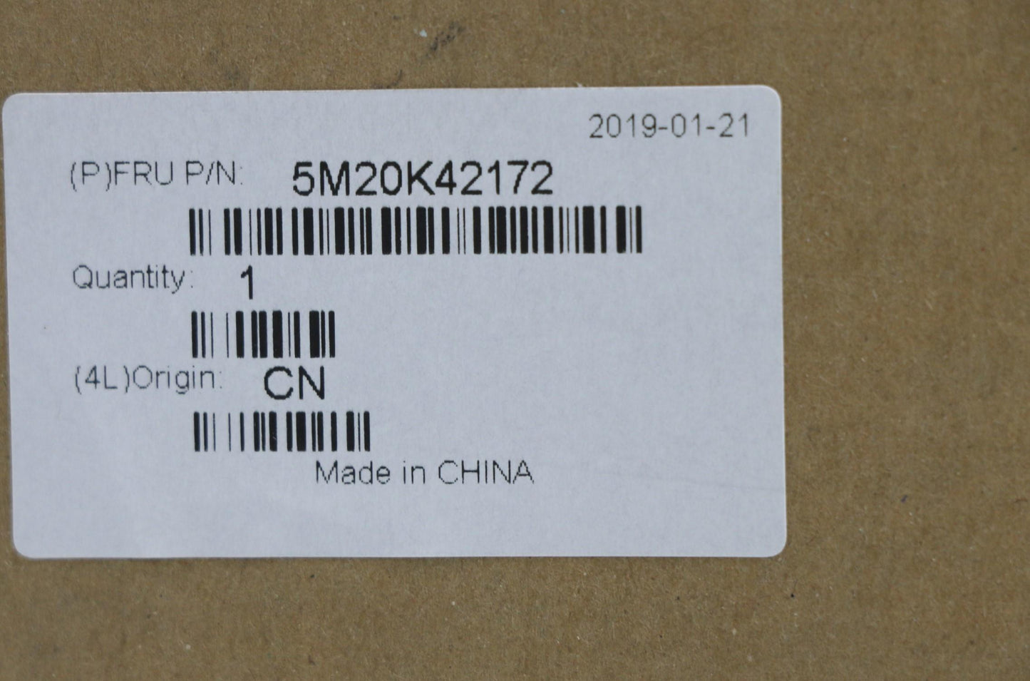 Lenovo Mn Misc Internal - 5M20K42172