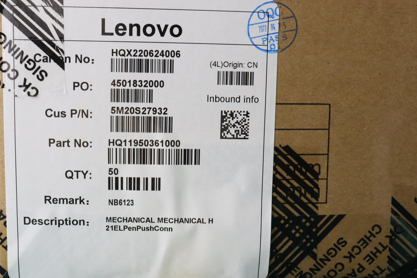 Lenovo Mechanical Mechanical H 21Elpe - 5M20S27932