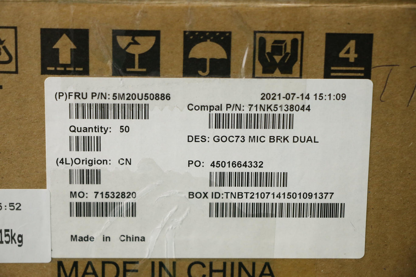 Lenovo Mechanical Dual Mic Bracket,Ai - 5M20U50886