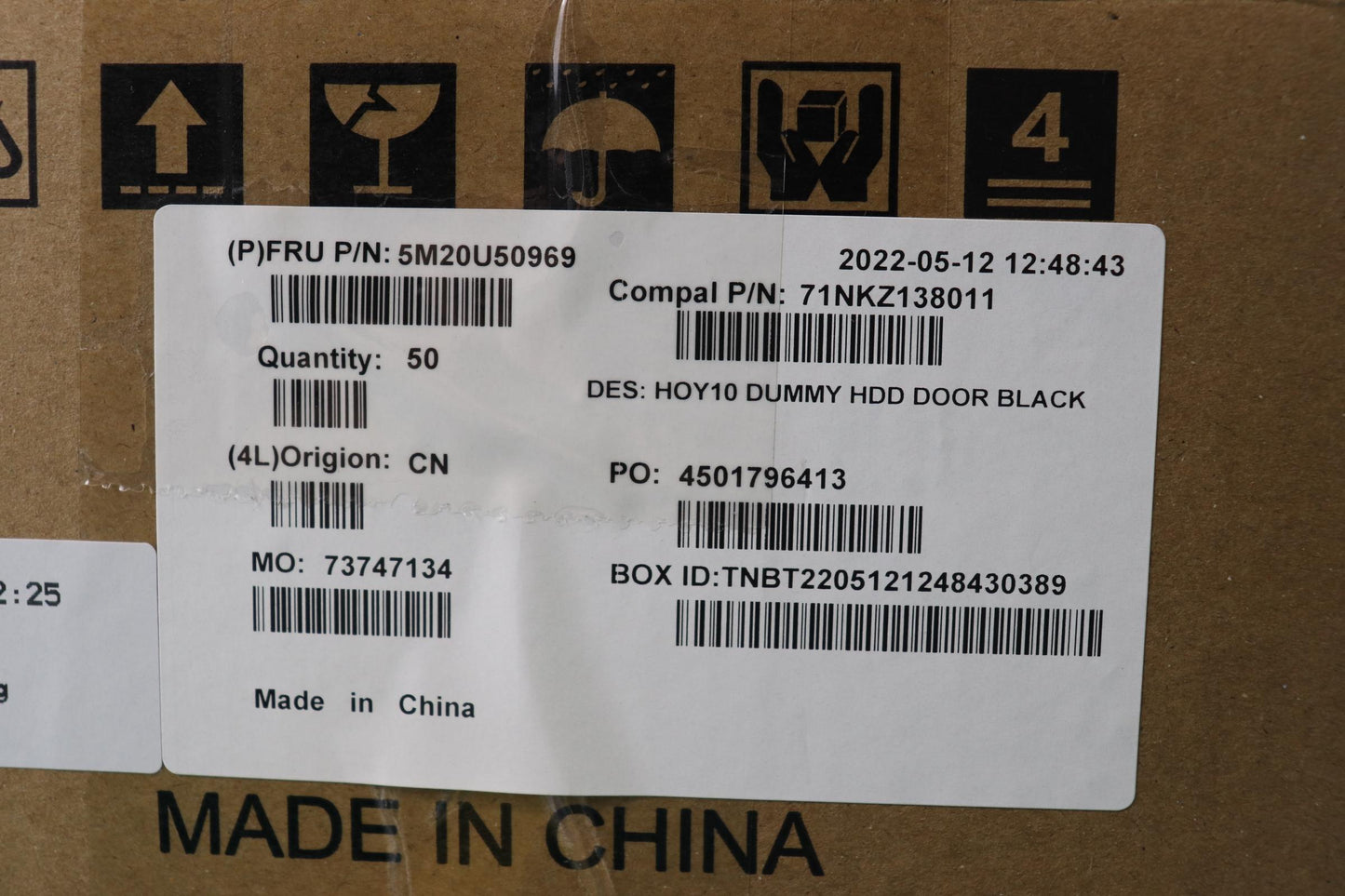 Lenovo Mechanical Cvr Non Eou,Dmy Hdd - 5M20U50969