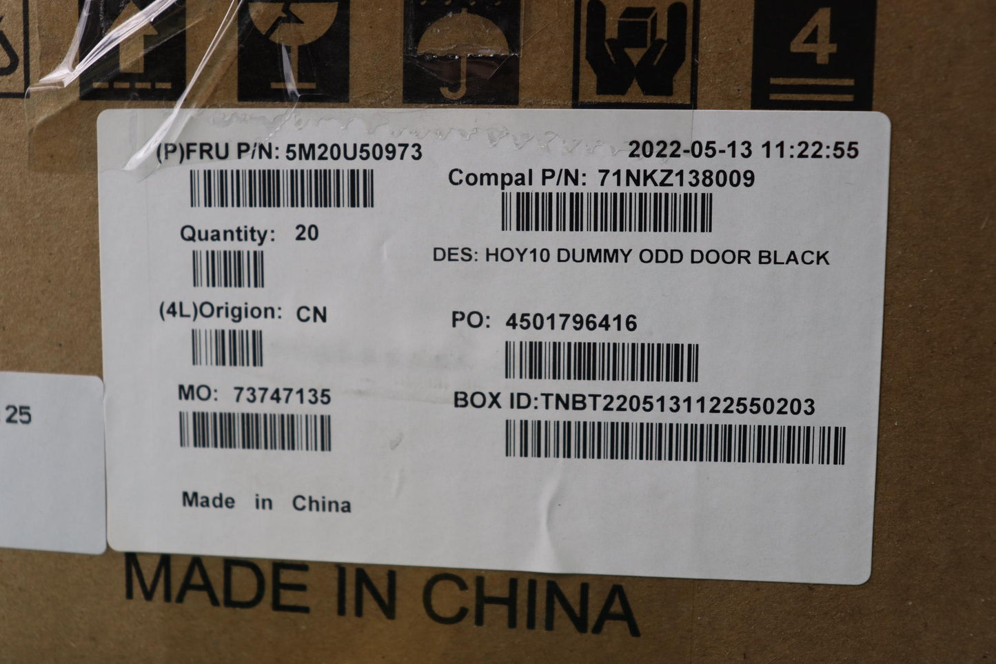 Lenovo Mechanical Dummy Bezel Odd,B,A - 5M20U50973