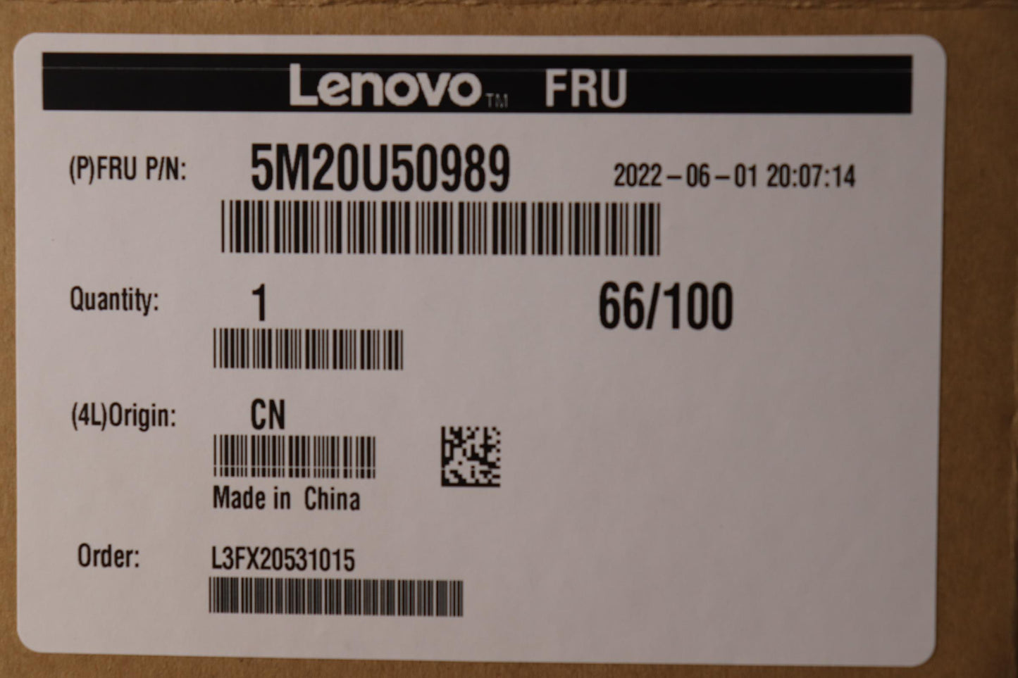 Lenovo Mechanical Nonoddbezelm9M8 - 5M20U50989