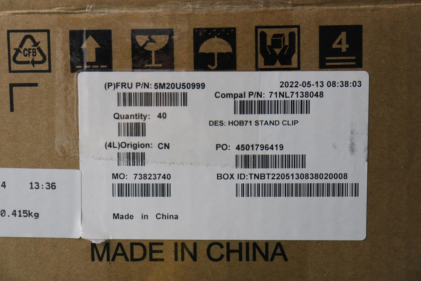Lenovo Mechanical Stand Clip A570 Iah - 5M20U50999