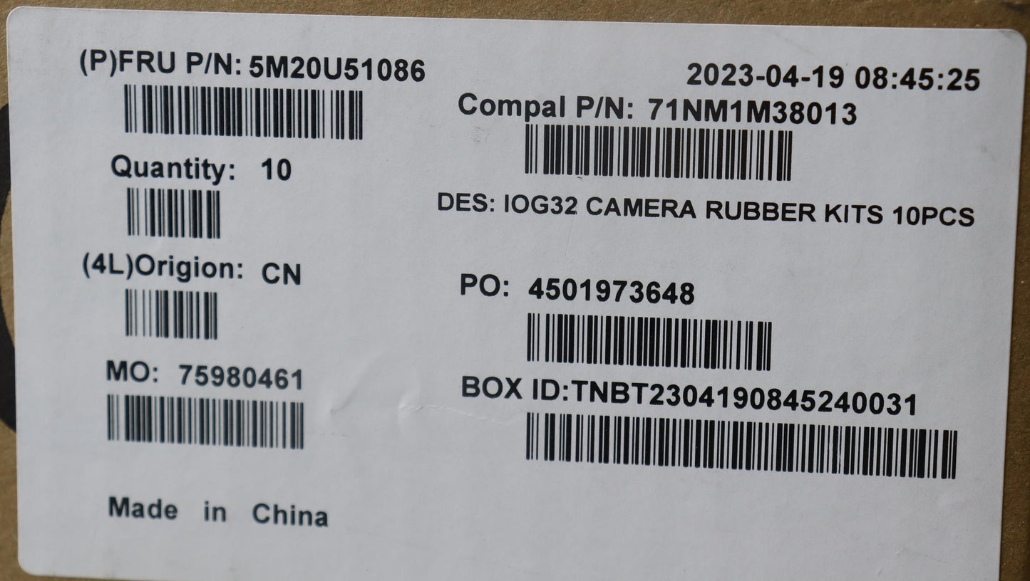 Lenovo Mechanical Yoga9_Camera_Rubber - 5M20U51086