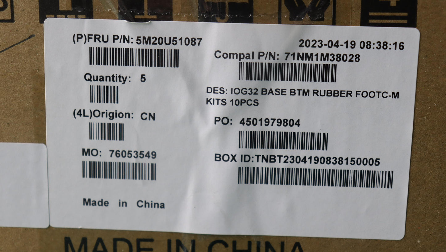 Lenovo Mechanical Y9_Base_Bottom_Rubb - 5M20U51087