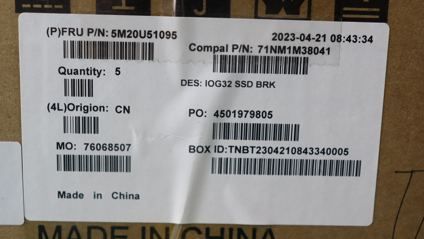 Lenovo Mechanical Yoga9 _Ssd_Brk_Assy - 5M20U51095