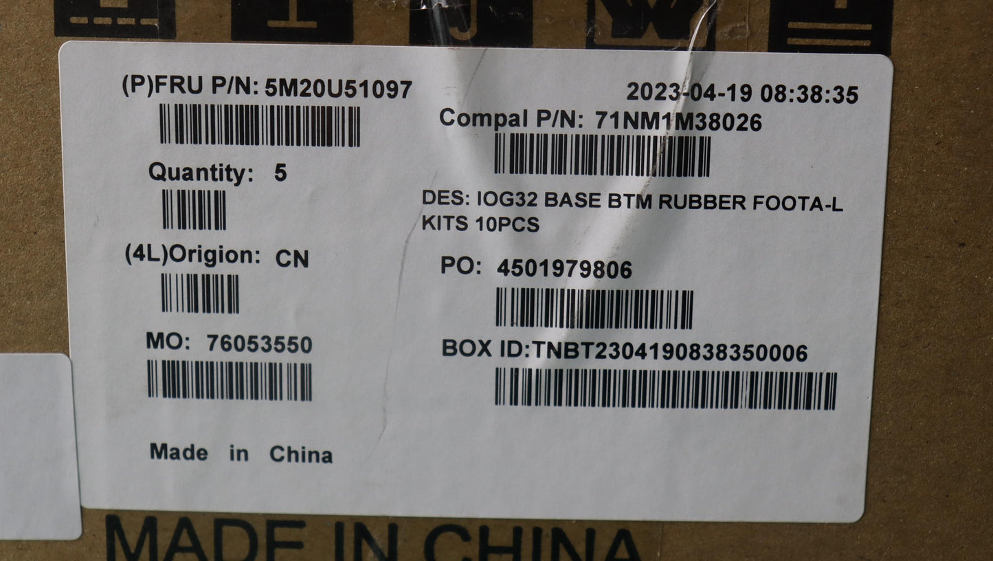 Lenovo Mechanical Y9_Base_Bottom_Rubb - 5M20U51097