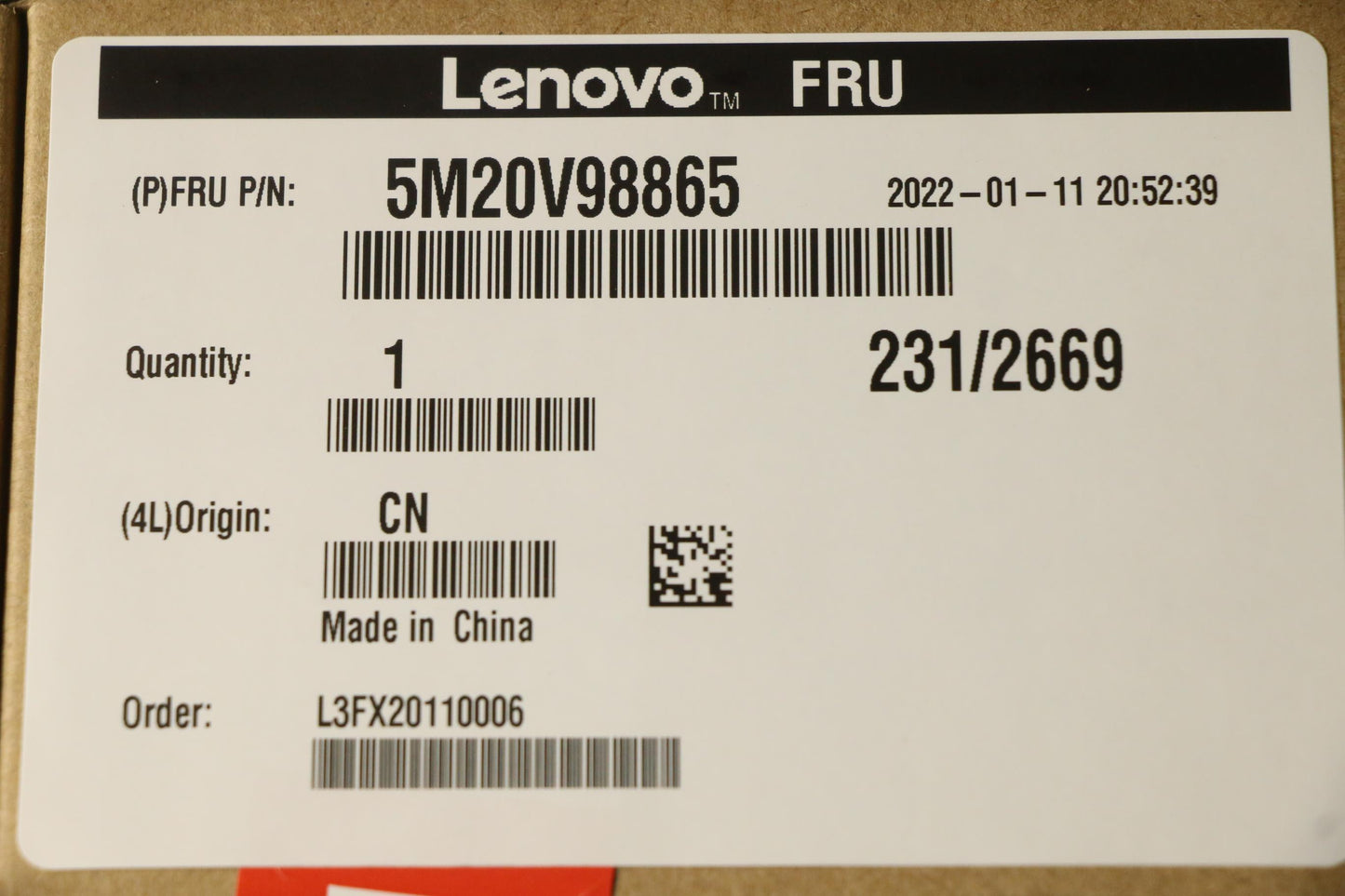 Lenovo Slide Usb Connector - 5M20V98865