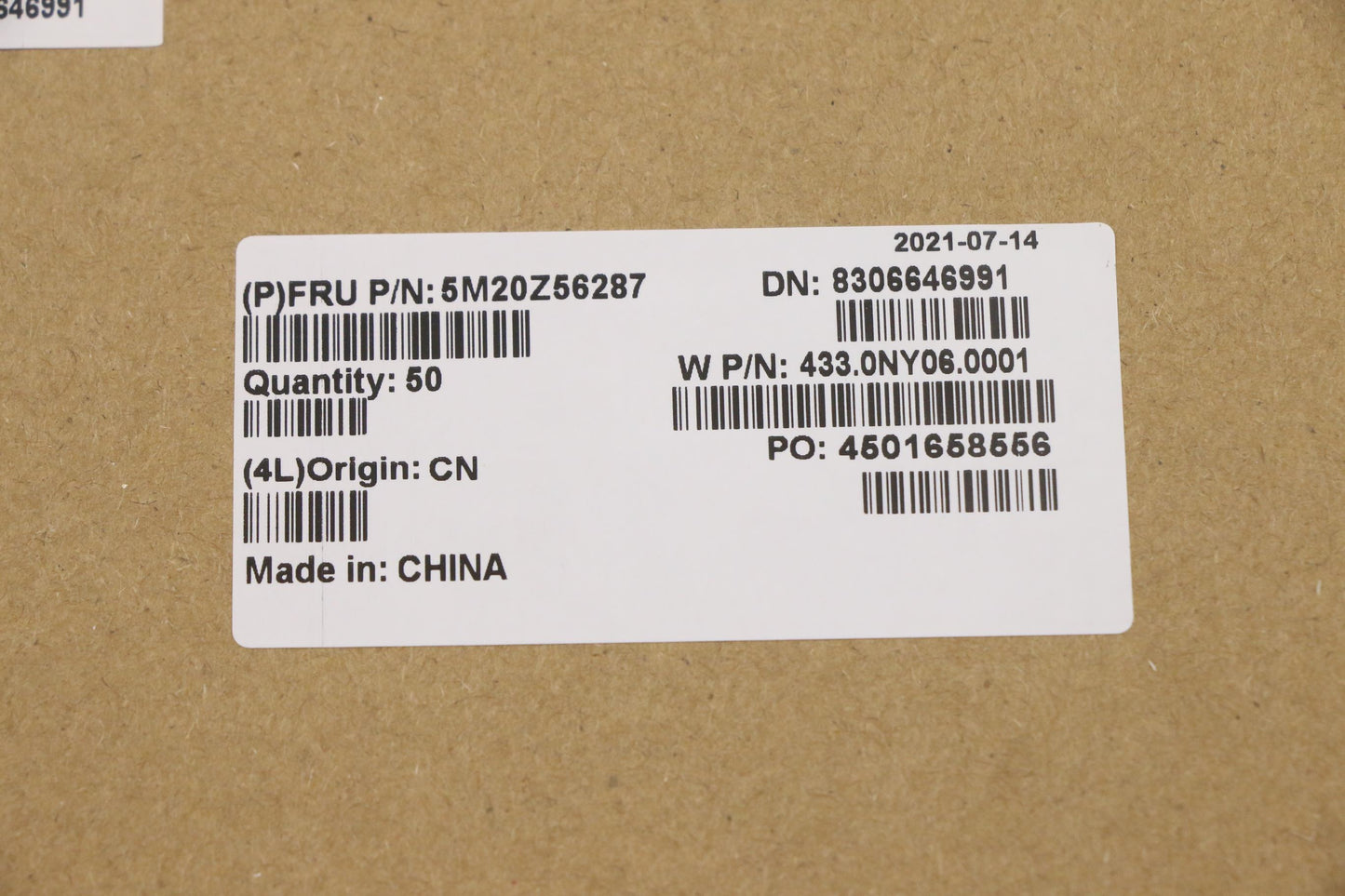 Lenovo Mechanical Fru Mech_Asm, Sim T - 5M20Z56287