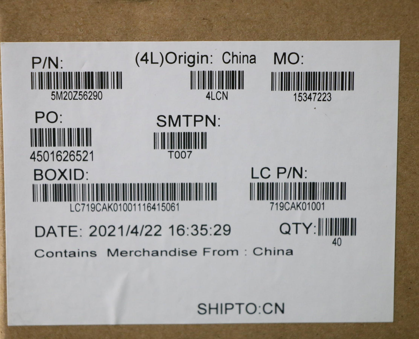 Lenovo Mechanical Fru Serval Wwan_Abs - 5M20Z56290