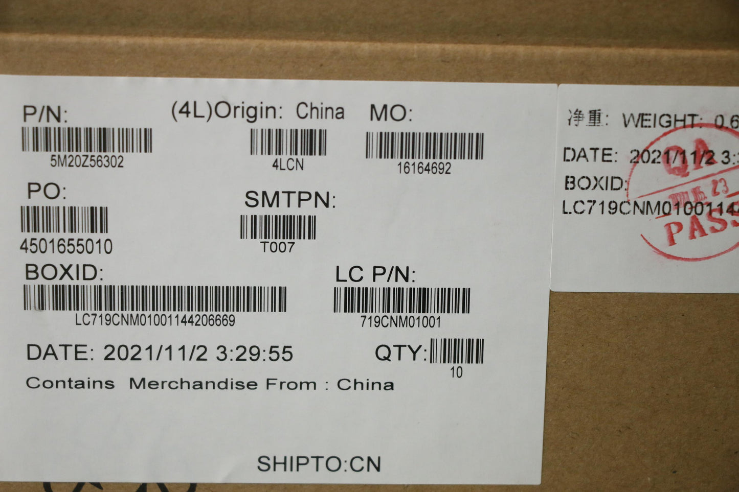 Lenovo Mechanical Ddr_Bkt+Thm_Pad_Ssd - 5M20Z56302