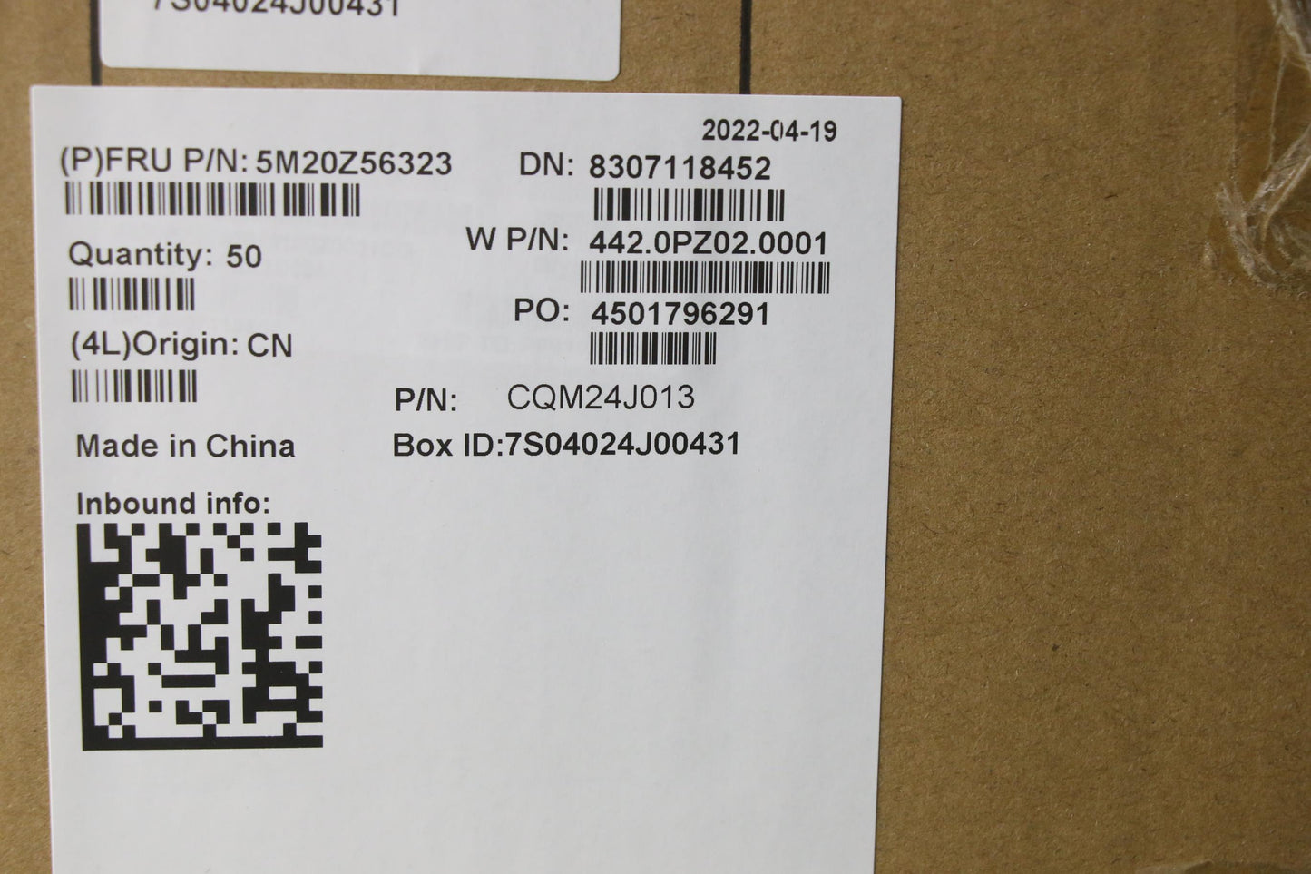 Lenovo Mechanical Fru Mech Dummy Smar - 5M20Z56323