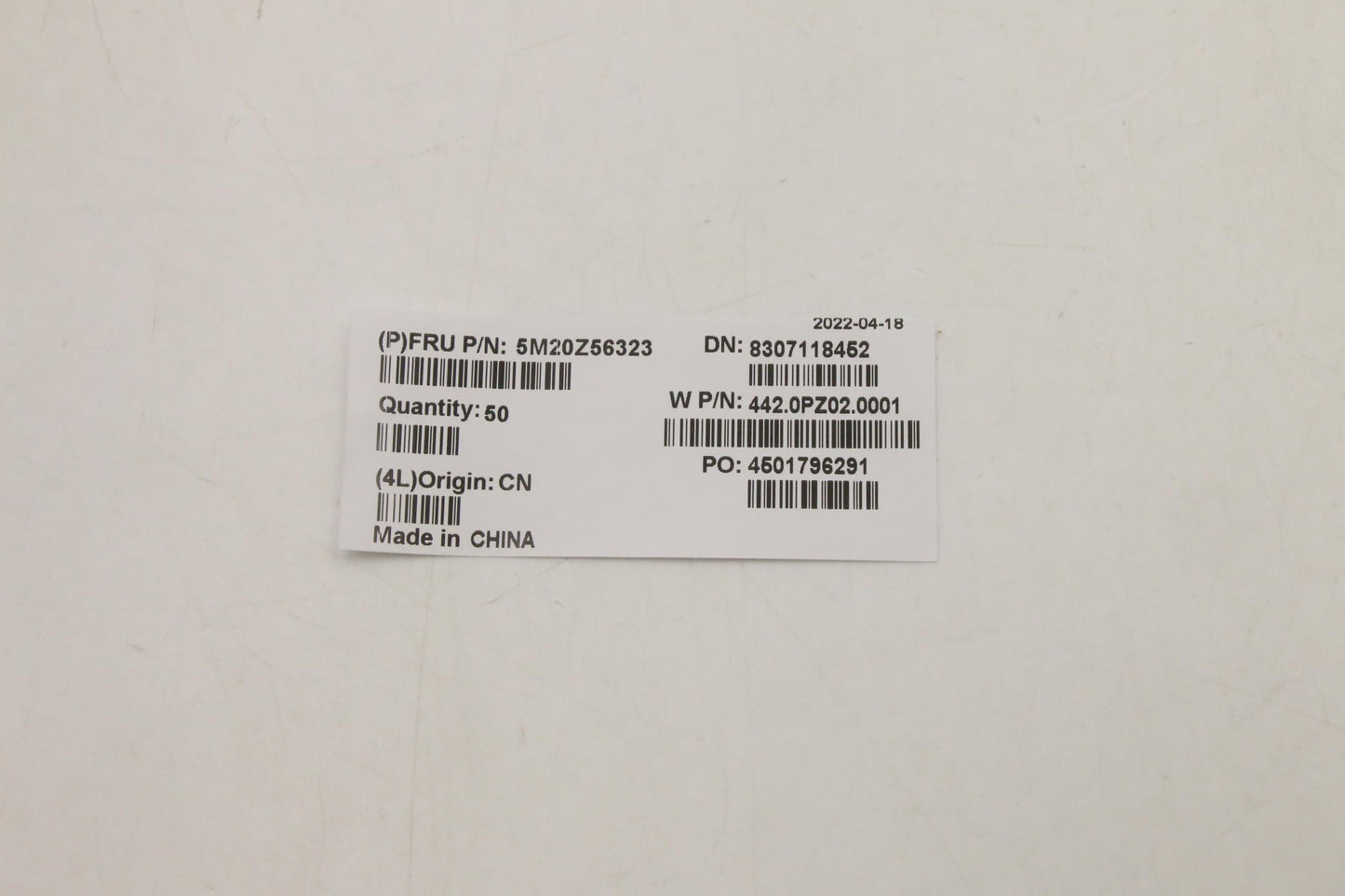 Lenovo Mechanical Fru Mech Dummy Smar - 5M20Z56323