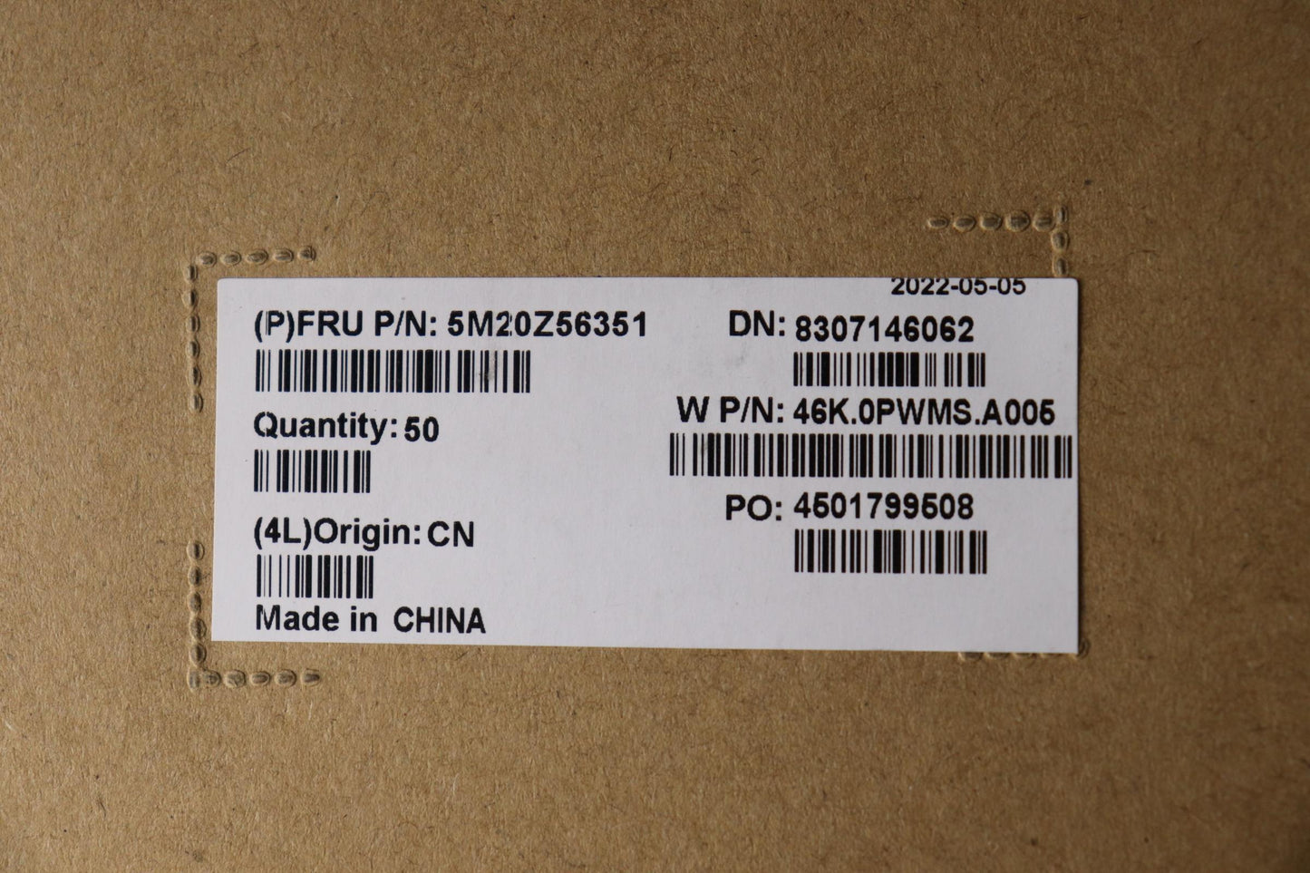 Lenovo Mechanical Fru Wl Misc Package - 5M20Z56351