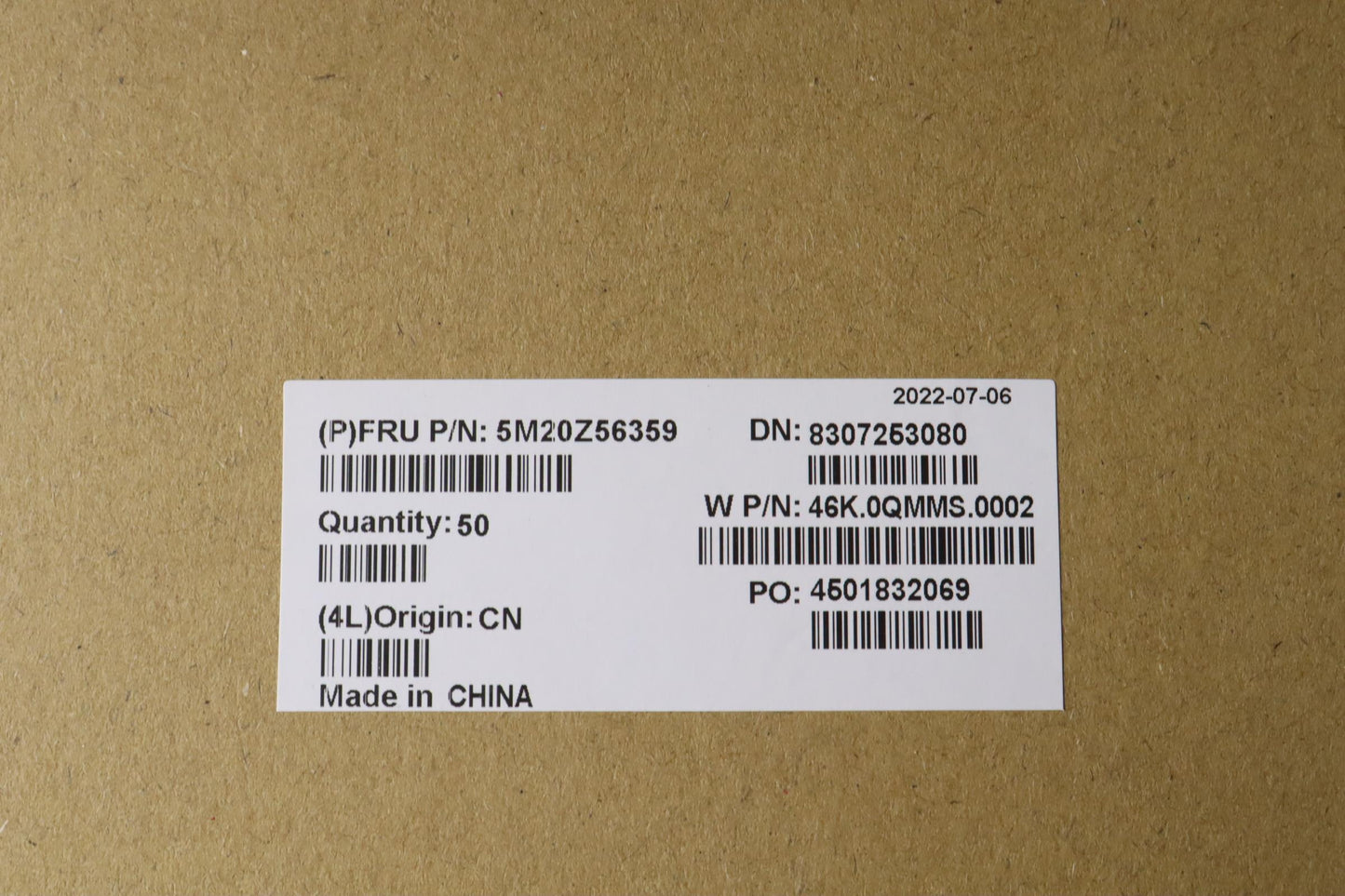 Lenovo Mechanical Miscellaneous Pkg - 5M20Z56359