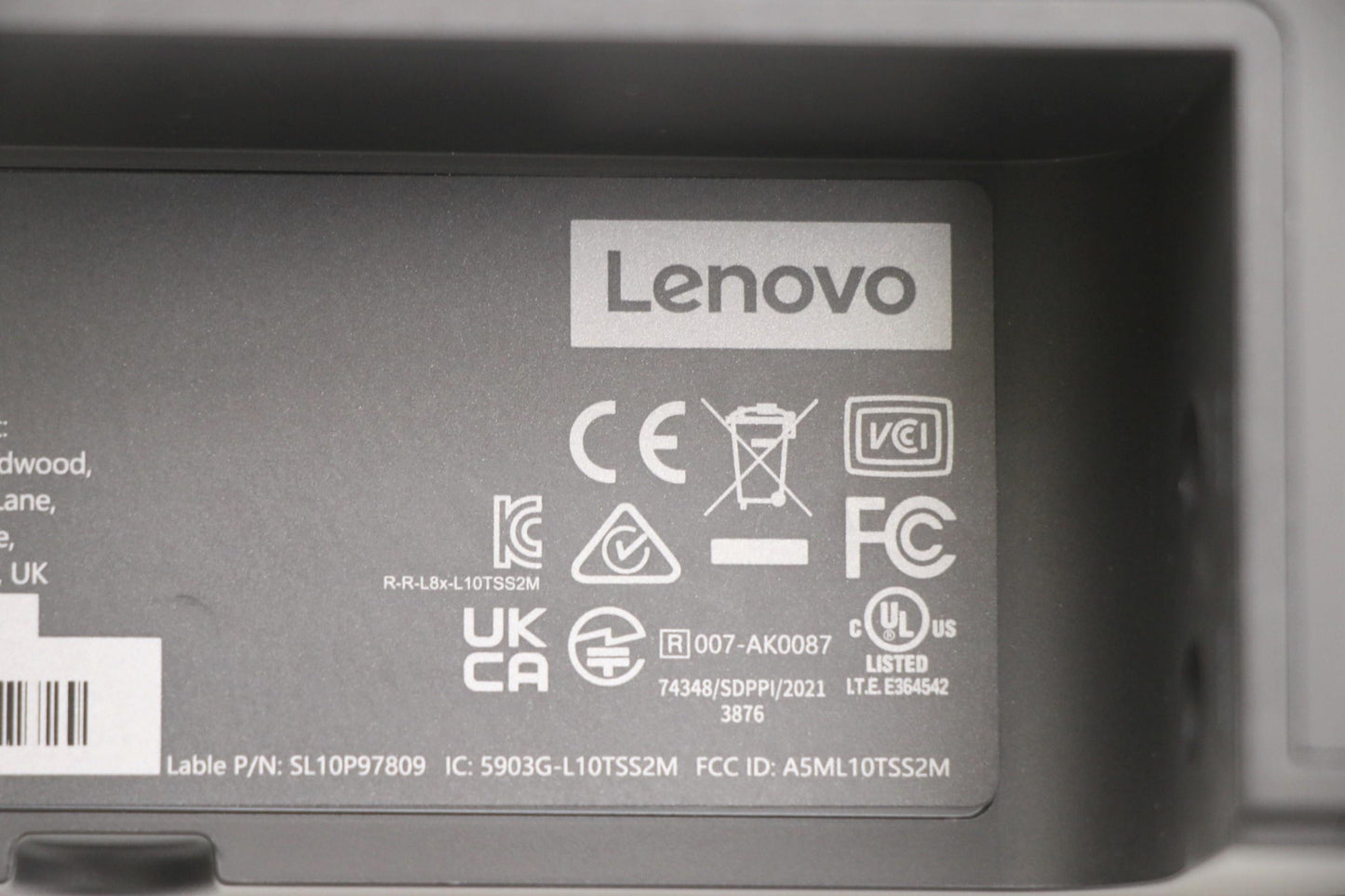 Lenovo Mechanical Thinksmart Bar Sate - 5M21B40351