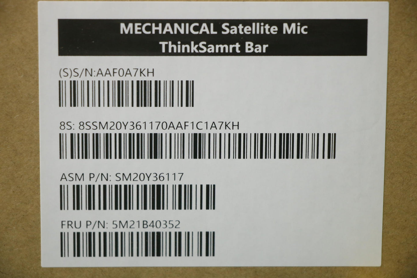 Lenovo (5M21B40352) Satellite Microphone for ThinkSmart Bar