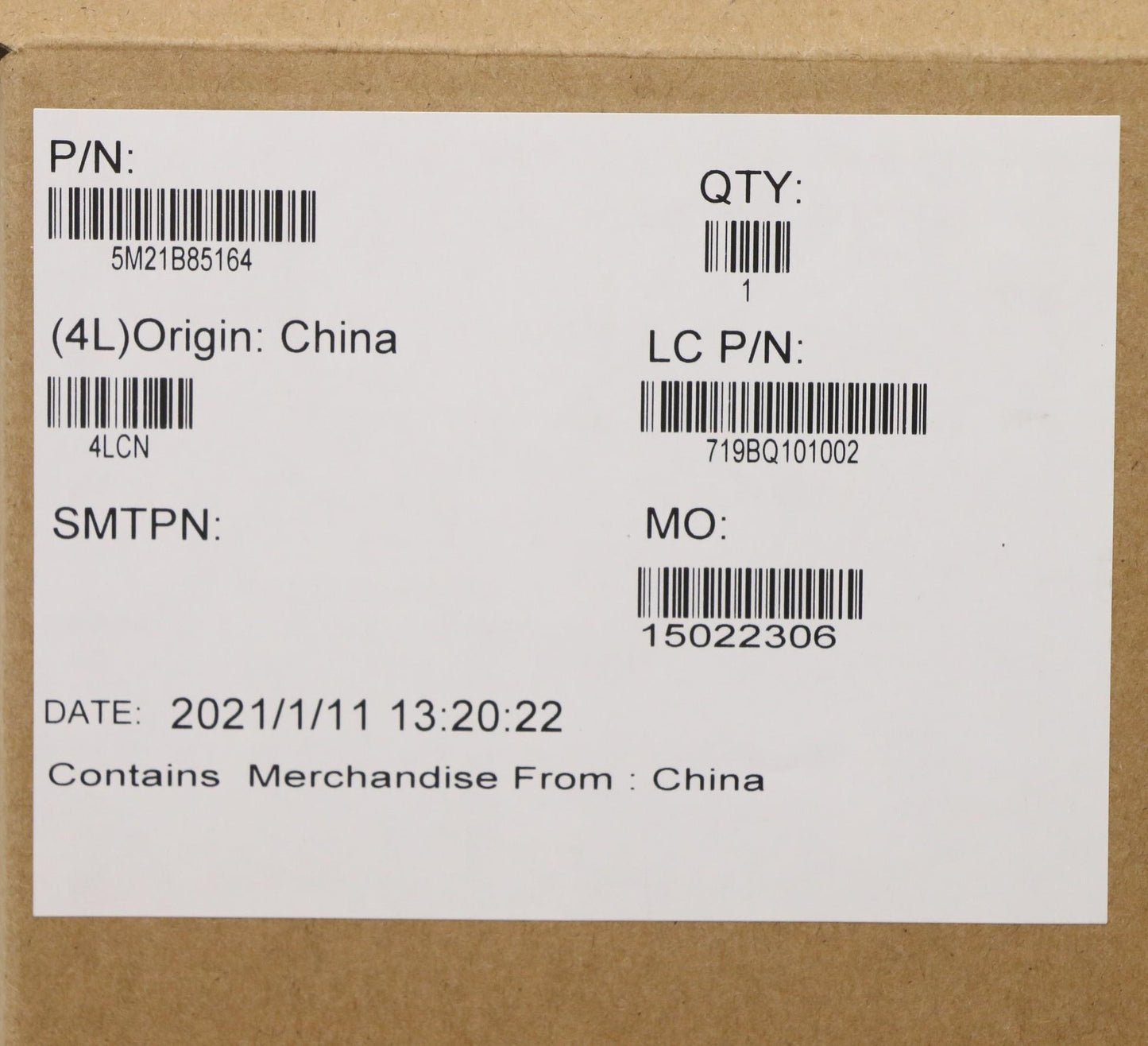 Lenovo Bezel Sheet and Tape - 5M21B85164