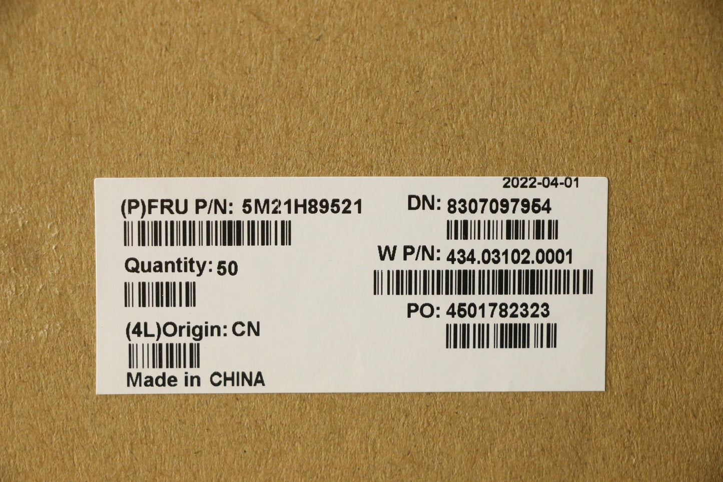 Lenovo Mechanical Fru Pd Miscellaneou - 5M21H89521
