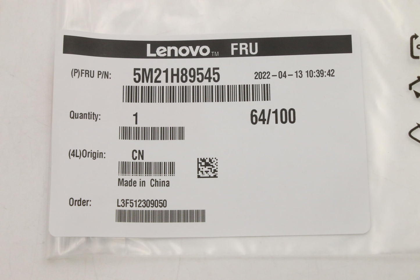 Lenovo Mechanical Ft590_2280Ssd Thmpa - 5M21H89545