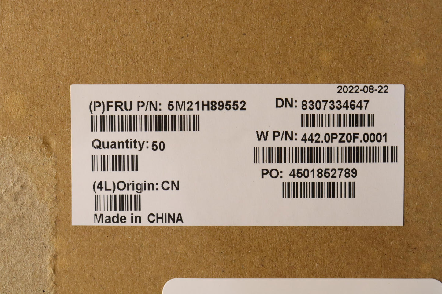 Lenovo Mechanical Fru Cover, Dummy Si - 5M21H89552