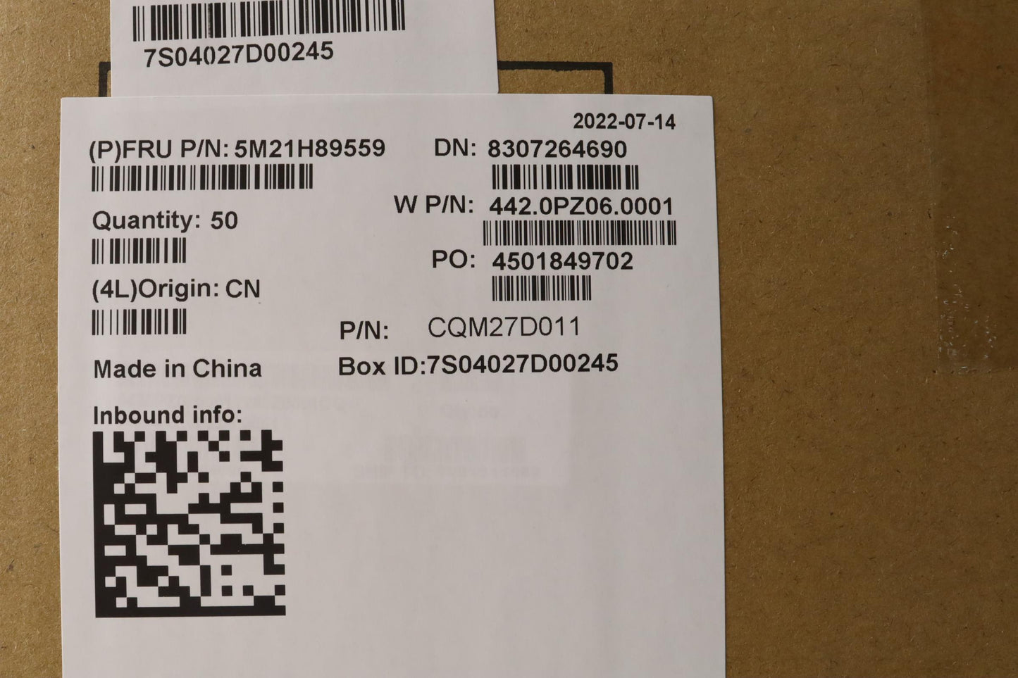 Lenovo Mechanical Fru C14Dummysmccove - 5M21H89559