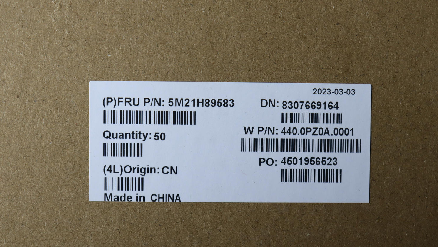 Lenovo Mechanical Fru Al-Foil, Rgb-Ca - 5M21H89583