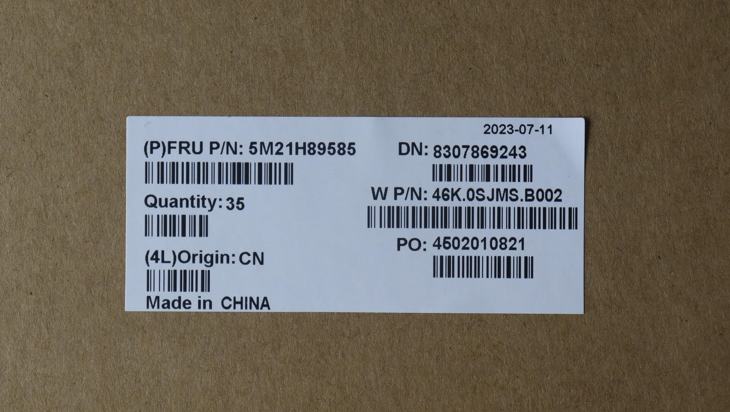 Lenovo Mechanical Fru Base Misc Pkg D - 5M21H89585