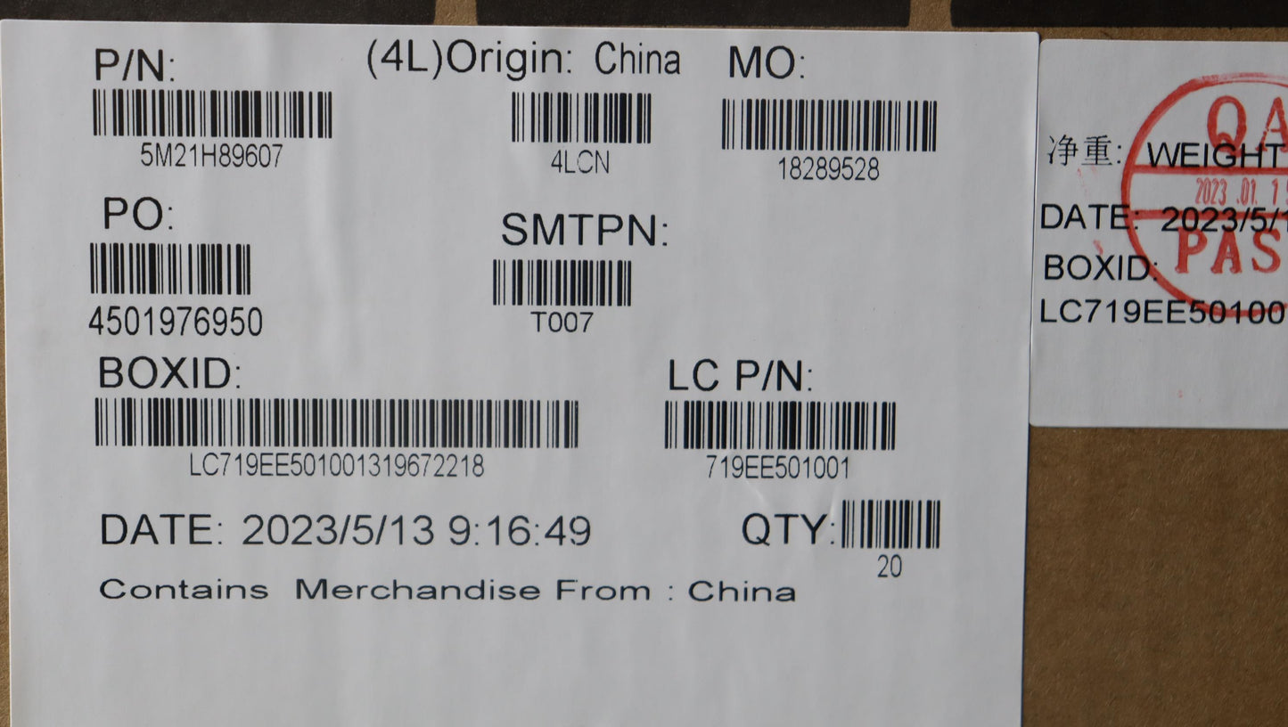Lenovo Mechanical Fru Kx3D1_Tp_Spill_ - 5M21H89607