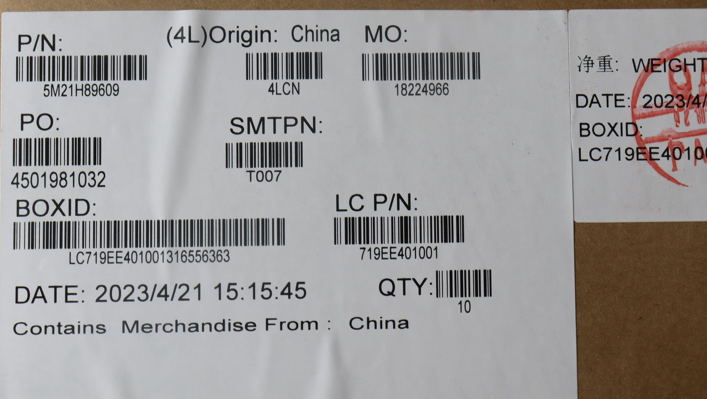 Lenovo Mechanical Fru Mylar For Pcb1 - 5M21H89609