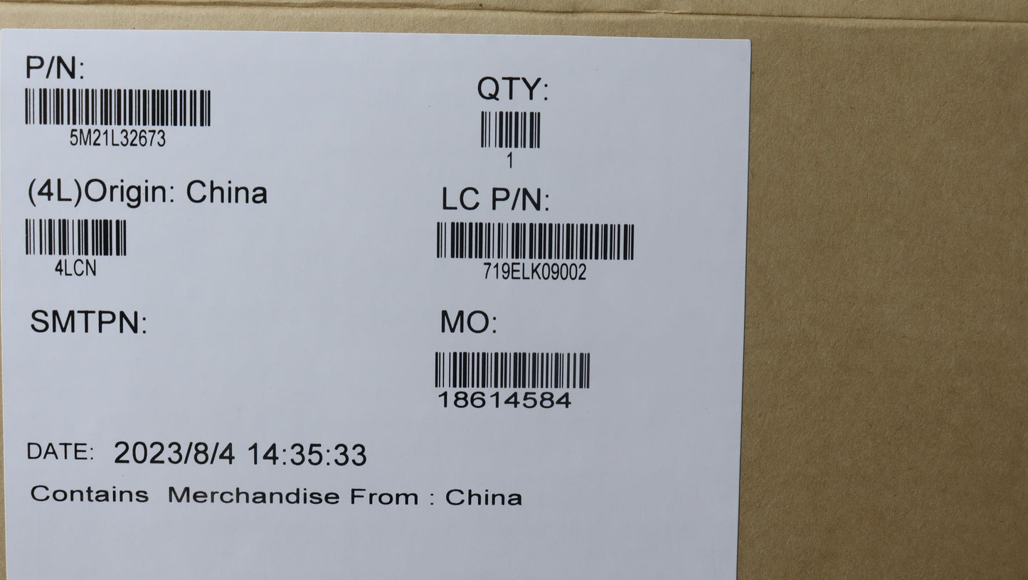 Lenovo Mechanical Fru Ip Controller W - 5M21L32673