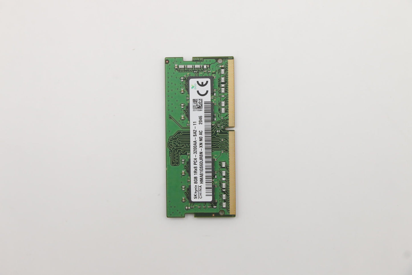 Lenovo (5M30V06795) Memory, 8GB, DDR4, 3200, SoDIMM, Hynix