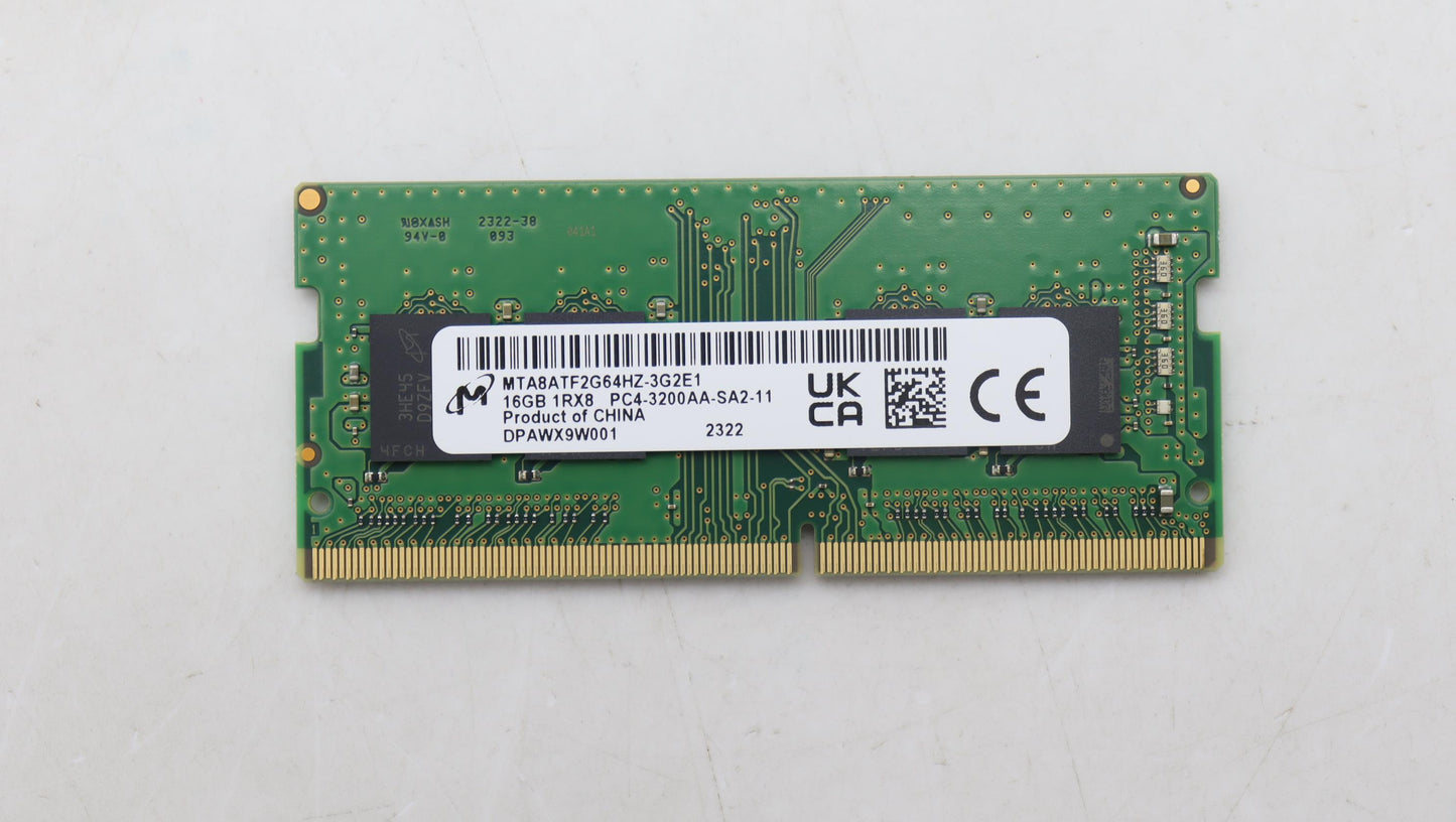 Lenovo Sodimm,16Gb, Ddr4, 3200 ,Micro - 5M30V06806